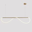 Light Prestige Lampa wisząca Meleca M złota LED CCT