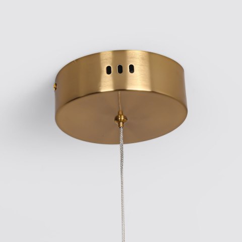 Light Prestige Lampa wisząca Meleca M złota LED CCT