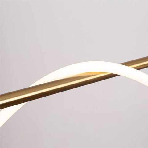 Light Prestige Lampa wisząca Meleca M złota LED CCT