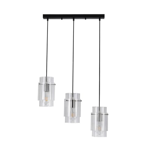 Light Prestige Lampa wisząca Savona czarna 3xE27