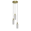 Light Prestige Lampa wisząca Tirana 3 biała 3xE27
