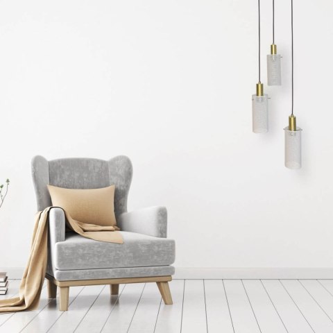 Light Prestige Lampa wisząca Tirana 3 biała 3xE27