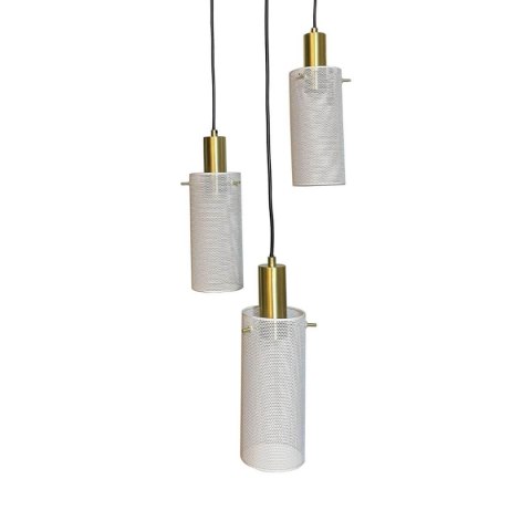 Light Prestige Lampa wisząca Tirana 3 biała 3xE27