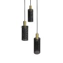 Light Prestige Lampa wisząca Tirana 3 czarna 3xE27