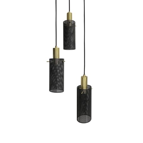 Light Prestige Lampa wisząca Tirana 3 czarna 3xE27