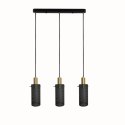 Light Prestige Lampa wisząca Tirana 3 czarna 3xE27