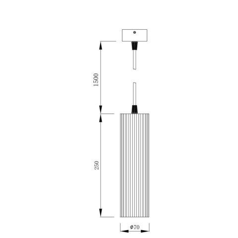 Light Prestige Lampa wisząca Tokio biała 1xGU10