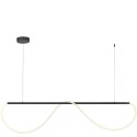 Light Prestige Lampa wisząca Meleca M czarna LED CCT
