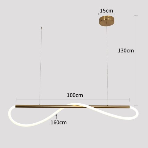 Light Prestige Lampa wisząca Meleca S czarna LED 4000K