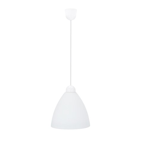 Menti lampa wisząca biały 1x60w e27 klosz biały