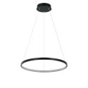 Light Prestige Lampa wisząca Ring 40 cm czarna LED CCT
