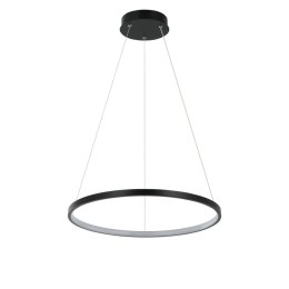 Light Prestige Lampa wisząca Ring 40 cm czarna LED CCT