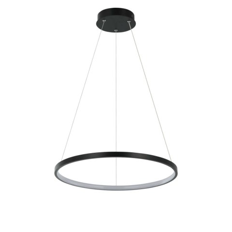 Light Prestige Lampa wisząca Ring 40 cm czarna LED CCT