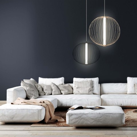 Light Prestige Lampa wisząca Treviso złota LED CCT