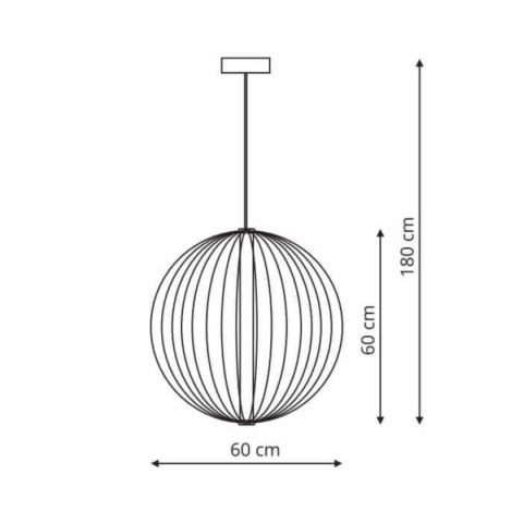 Light Prestige Lampa wisząca Treviso złota LED CCT