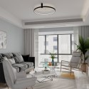 Light Prestige Plafon Ring S czarny LED CCT