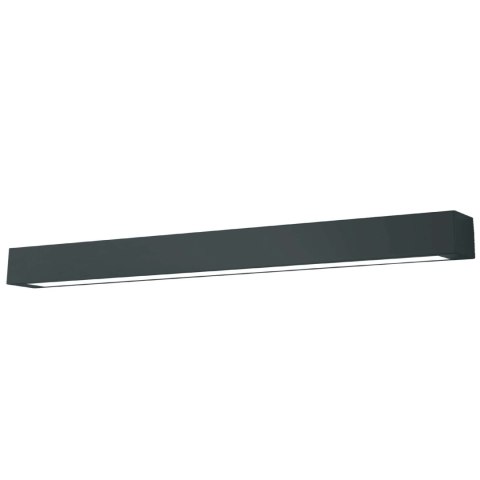 Light Prestige Lampa sufitowa Ibros 93 cm czarna 24W IP44 LED CCT