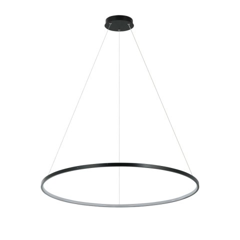 Light Prestige Lampa wisząca Ring 80 cm czarna LED CCT