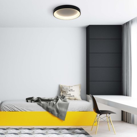 Light Prestige Plafon Georgia 60 cm czarny LED CCT