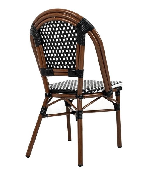 Krzesło ogrodowe CAFE PARIS brązowe rattan