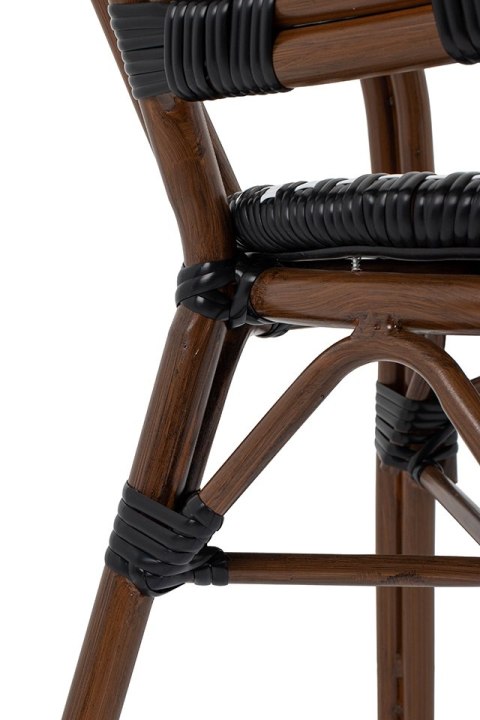 Krzesło ogrodowe CAFE PARIS brązowe rattan