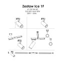 Light Prestige Zestaw oświetlenia szynowego Ice SET 1F biały 3xGU10
