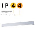 Light Prestige Lampa sufitowa Ibros 120 cm biała 36W IP44 LED CCT
