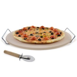 KAMIEŃ SZAMOT DO PIECZENIA PIZZY CHLEBA 33cm ORION