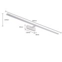 Light Prestige Kinkiet Isla XXL biały 96cm IP44 LED CCT