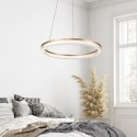 Light Prestige Lampa wisząca Midway Cristal Triangle złoto - transparentna LED CCT