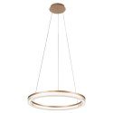 Light Prestige Lampa wisząca Midway Cristal Triangle złoto - transparentna LED CCT