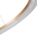 Light Prestige Lampa wisząca Midway Cristal Triangle złoto - transparentna LED CCT