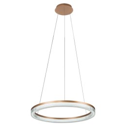 Light Prestige Lampa wisząca Midway Cristal Triangle złoto - transparentna LED CCT