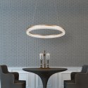 Light Prestige Lampa wisząca Midway Cristal Triangle złoto - transparentna LED CCT