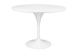 Stół TULIP PREMIUM 100 biały - MDF, metal