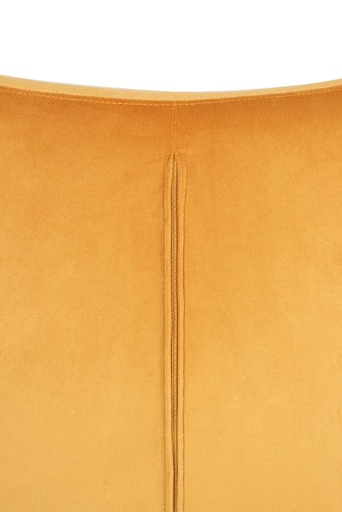 Fotel EGG SZEROKI VELVET musztardowy