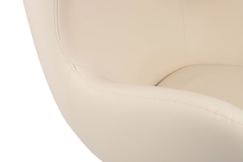 Fotel EGG SZEROKI PU beżowy