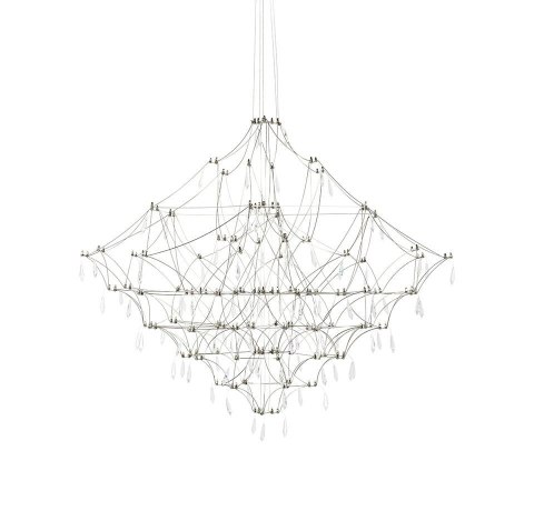 MOOSEE lampa wisząca CONSTELATION 77 - LED, stal szczotkowana
