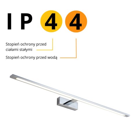 Light Prestige Kinkiet Isla XXL chrom 96cm IP44 LED CCT