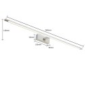 Light Prestige Kinkiet Isla XXL chrom 96cm IP44 LED CCT