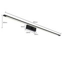 Light Prestige Kinkiet Isla XXL czarny 96cm IP44 LED CCT