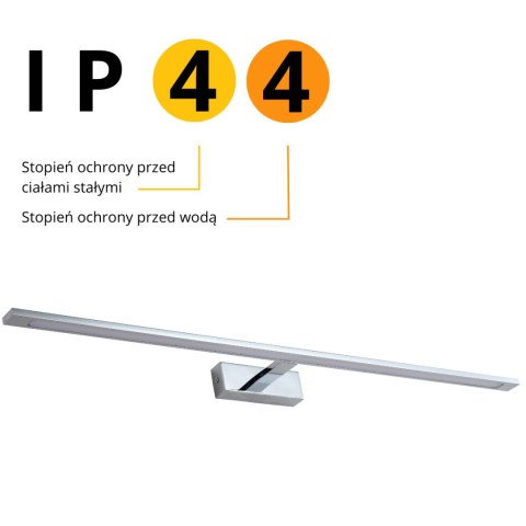 Light Prestige Kinkiet Isla chrom 62cm IP44 LED CCT