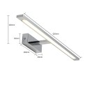 Light Prestige Kinkiet Isla chrom 62cm IP44 LED CCT