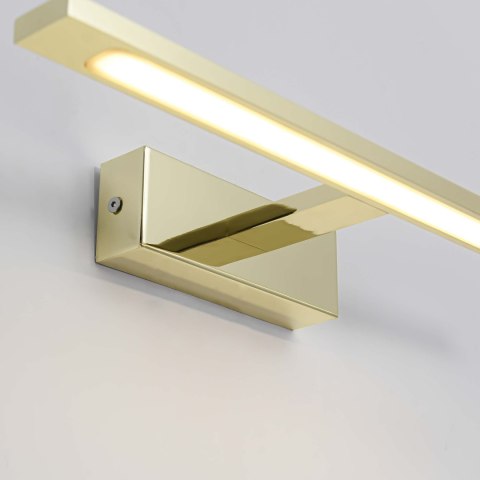 Light Prestige Isla kinkiet złoty średni z IP44 3000K