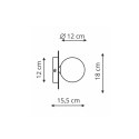 Light Prestige Kinkiet Roma złoty 1xG9