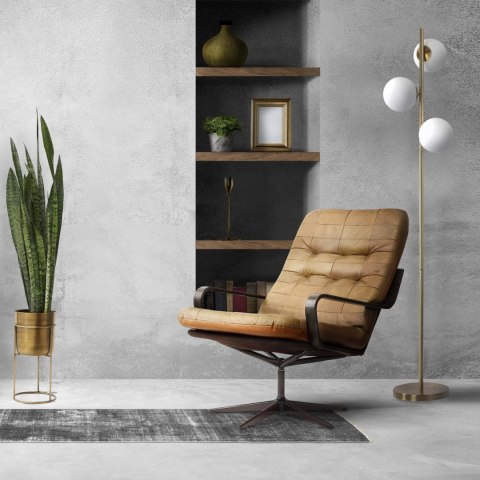 Light Prestige Lampa podłogowa Dorado złota 3xE14