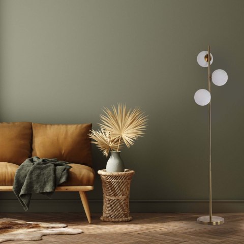 Light Prestige Lampa podłogowa Dorado złota 3xE14