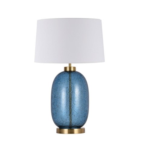 Light Prestige Lampa stołowa Amur niebieska 1xE27