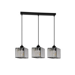Light Prestige Lampa wiszaca Galactico czarna 3xE27