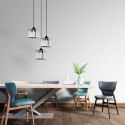 Light Prestige Lampa wiszaca Galactico czarna 3xE27